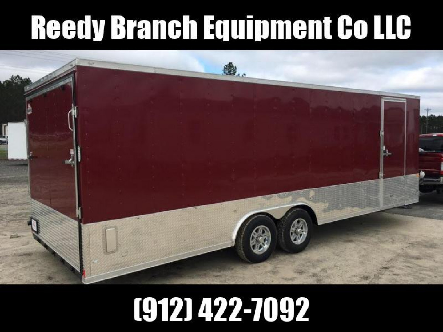 New 8.5x24 5200lb Brandywine  Enclosed Car Hauler