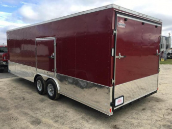New 8.5x24 5200lb Brandywine  Enclosed Car Hauler