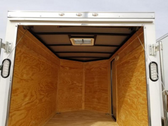 New 5x8 Enclosed Cargo Trailer. Buy an enclosed trailer to keep your tools out of the weather!
