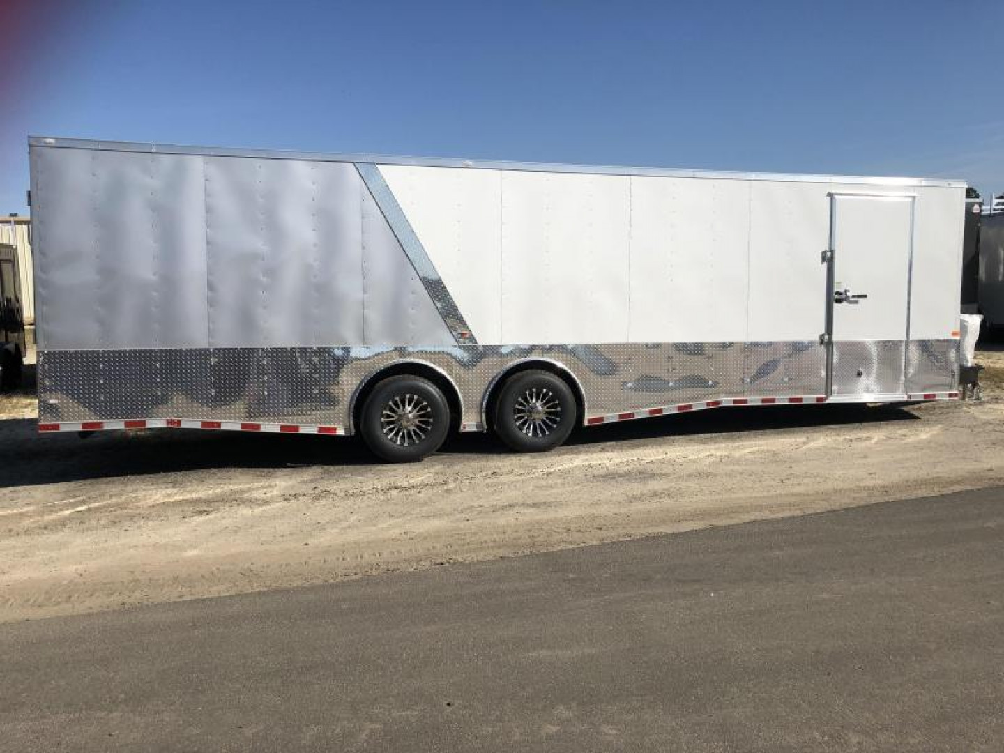 New 8.5x28-Spread Axle Enclosed Car Hauler