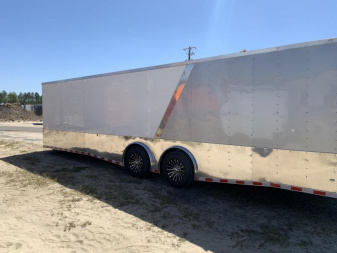 New 8.5x28-Spread Axle Enclosed Car Hauler