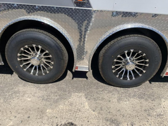 New 8.5x28-Spread Axle Enclosed Car Hauler