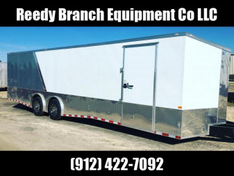 New 8.5x28-Spread Axle Enclosed Car Hauler