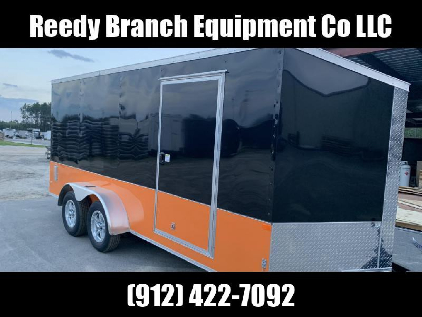 New 7x16 Enclosed Motorcycle Trailer (Many Upgrades)