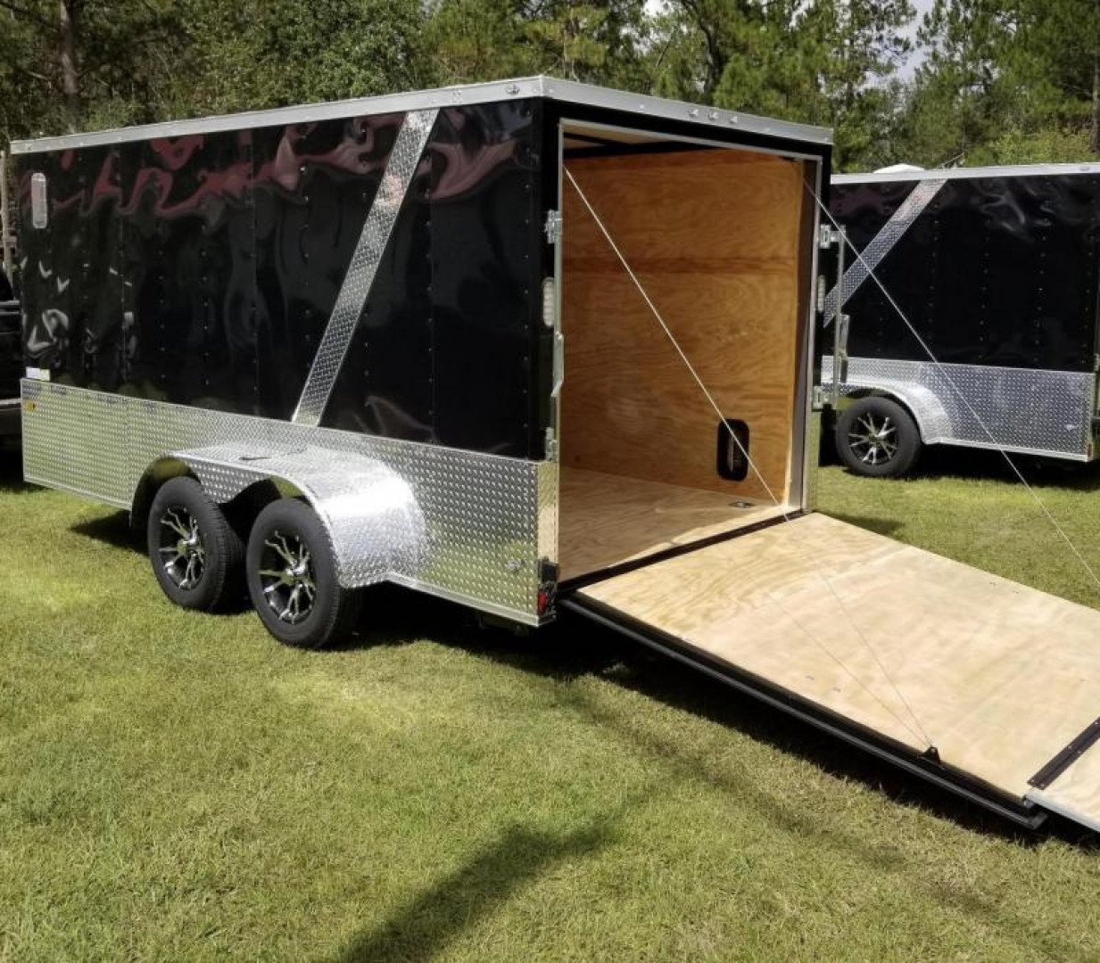 New 7x14 Supreme Edition Motorcycle Trailer