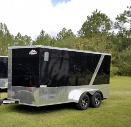 New 7x14 Supreme Edition Motorcycle Trailer