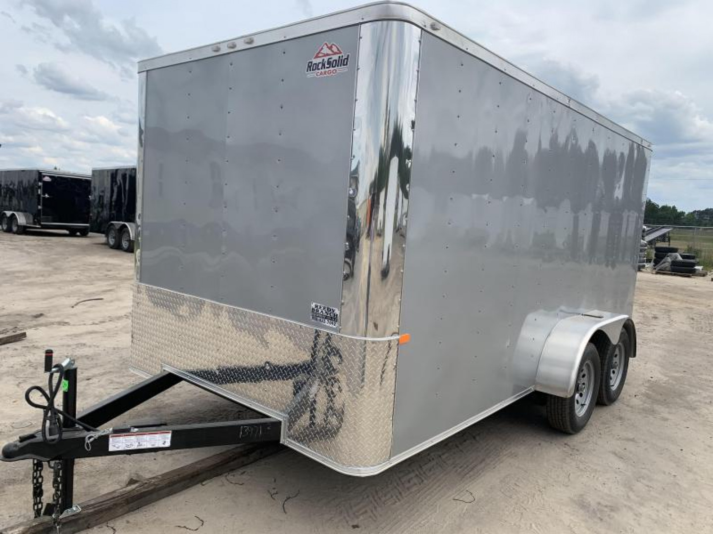 New 7x14 Silver Frost Flat Nose. Build your Custom Trailer with Flat Nose for no extra charge!