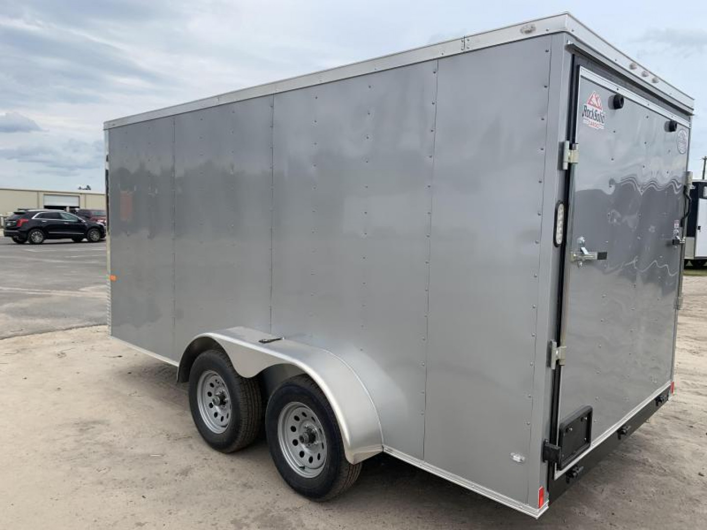 New 7x14 Silver Frost Flat Nose. Build your Custom Trailer with Flat Nose for no extra charge!