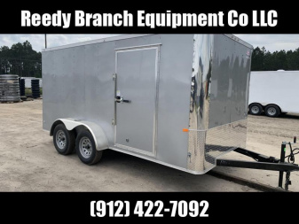 New 7x14 Silver Frost Flat Nose. Build your Custom Trailer with Flat Nose for no extra charge!