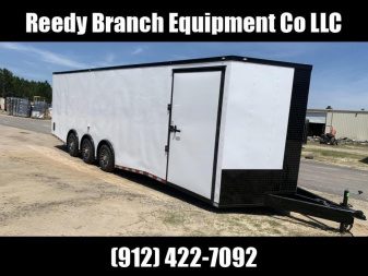 New 8.5x28 Heavy Duty Triple Torsion Spread Axle Rock Solid Cargo