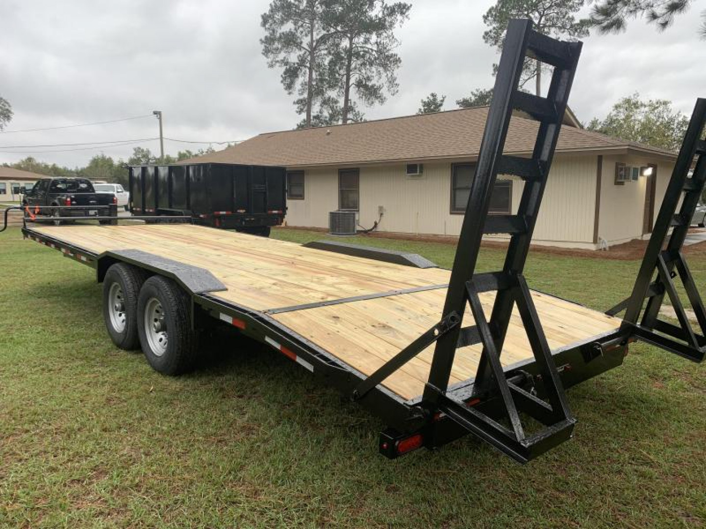 New 102"x24' Drive Over Fenders Equipment Trailer by Down 2 Earth