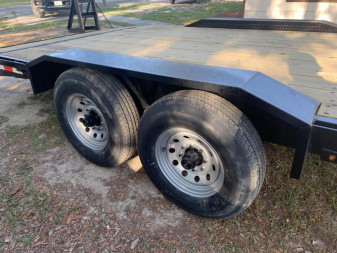 New 102"x24' Drive Over Fenders Equipment Trailer by Down 2 Earth