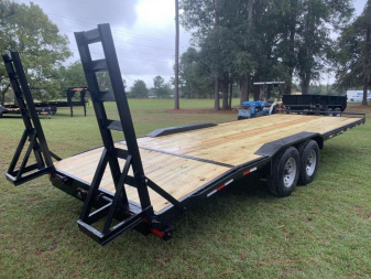 New 102"x24' Drive Over Fenders Equipment Trailer by Down 2 Earth