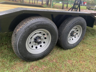 New 102"x24' Drive Over Fenders Equipment Trailer by Down 2 Earth