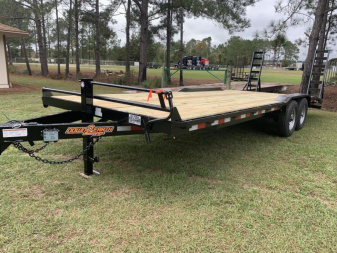 New 102"x24' Drive Over Fenders Equipment Trailer by Down 2 Earth