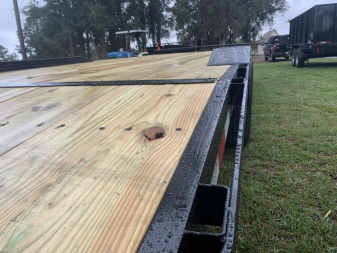 New 102"x24' Drive Over Fenders Equipment Trailer by Down 2 Earth