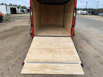 New 6x12TA Red Blackout Elite Enclosed Trailer (Upgraded Metal)