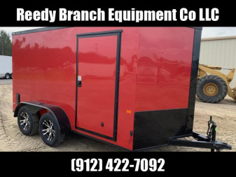 New 6x12TA Red Blackout Elite Enclosed Trailer (Upgraded Metal)