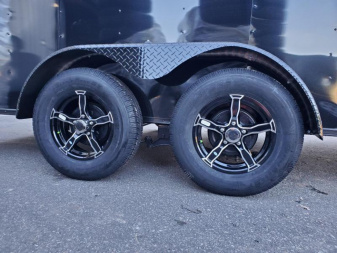 New 6x12TA Red Blackout Elite Enclosed Trailer (Upgraded Metal)