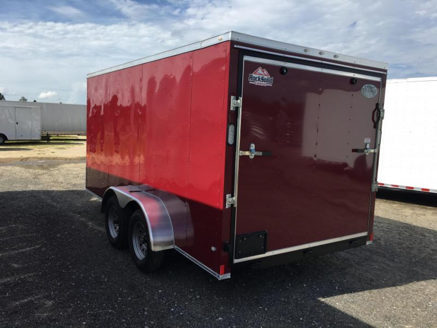 New 7x14 Brandy Wine Enclosed Cargo Trailer- Rock Solid Cargo