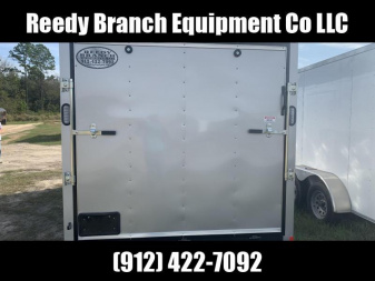 New 7x16 Silver Rock Solid Cargo Enclosed Trailer 7000GVWR