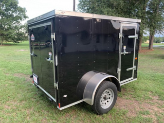 New 5x8 Black Enclosed Trailer. Keep your Tools Dry! Georgia Florida Alabama South Carolina