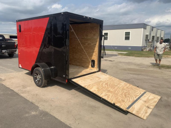 New 6x12 Red/Black Blackout Elite