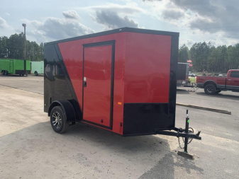 New 6x12 Red/Black Blackout Elite
