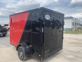 New 6x12 Red/Black Blackout Elite