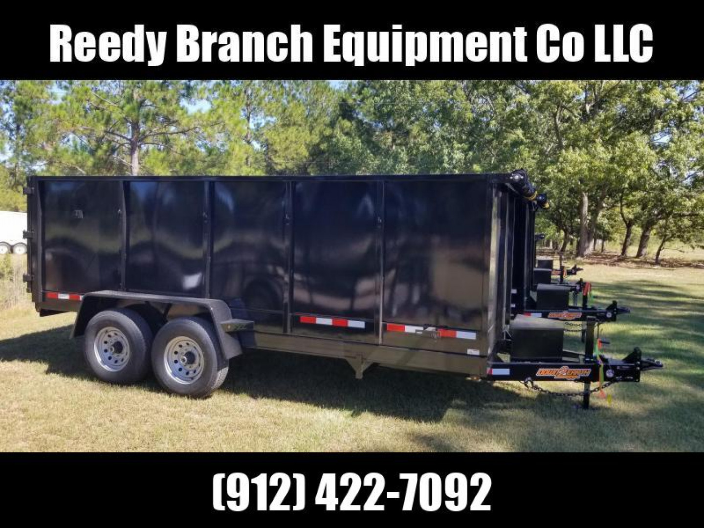 New 7x16 (4' sides) Down to Earth Dump Trailer