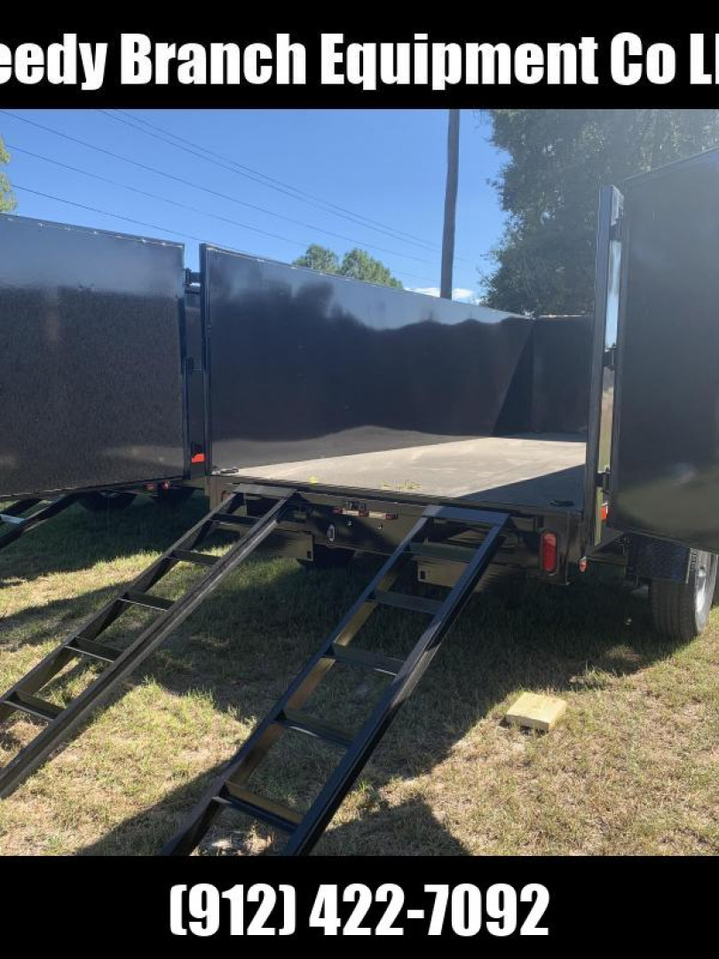New 7x16 (4' sides) Down to Earth Dump Trailer