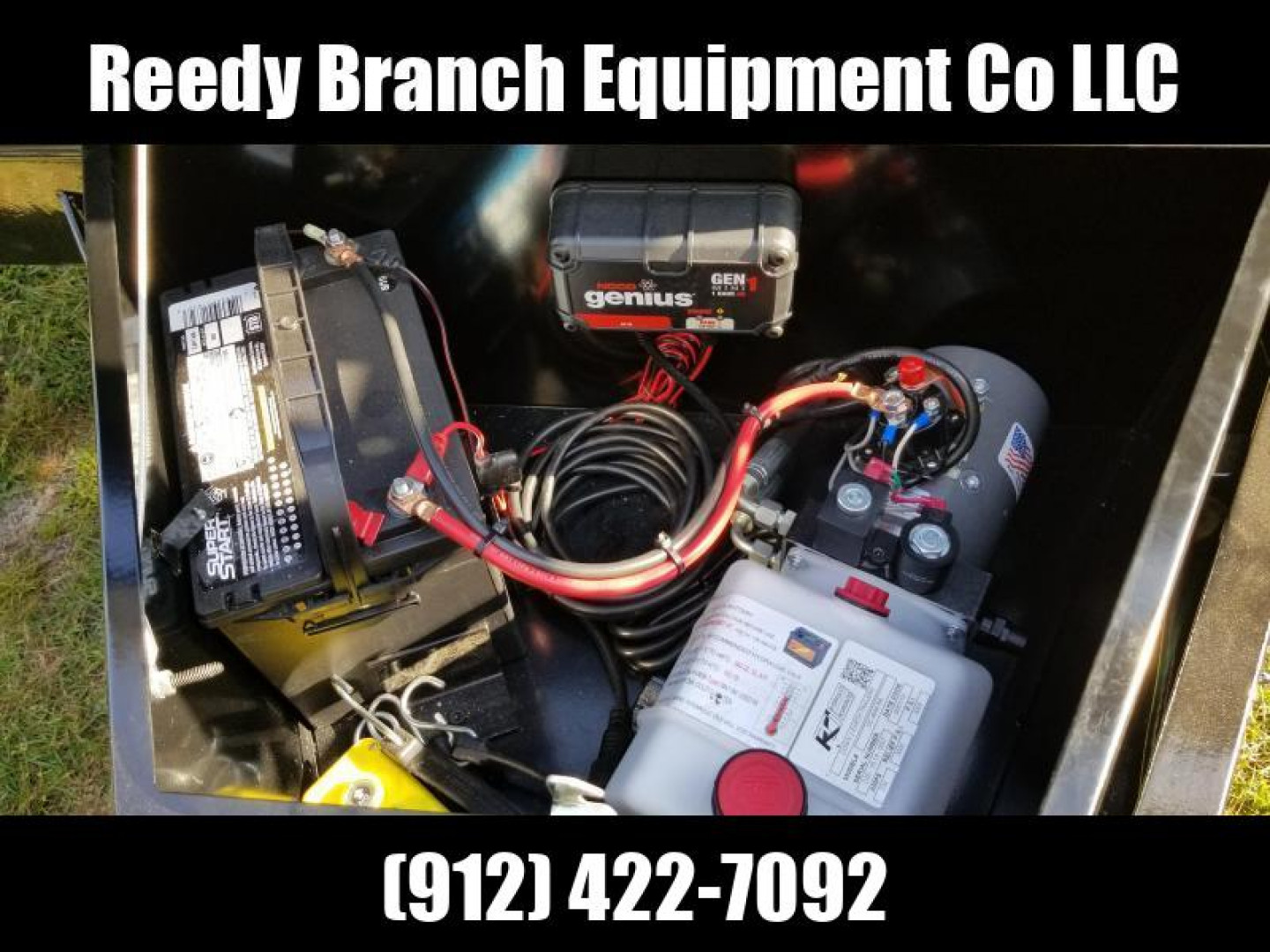 New 7x16 (4' sides) Down to Earth Dump Trailer