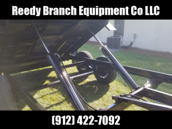 New 7x16 (4' sides) Down to Earth Dump Trailer