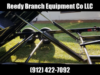 New 7x16 (4' sides) Down to Earth Dump Trailer