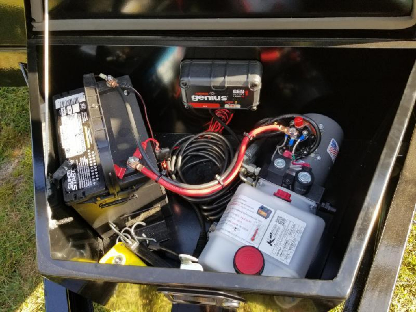 New 7x14 (4' sides) Down to Earth Dump Trailer