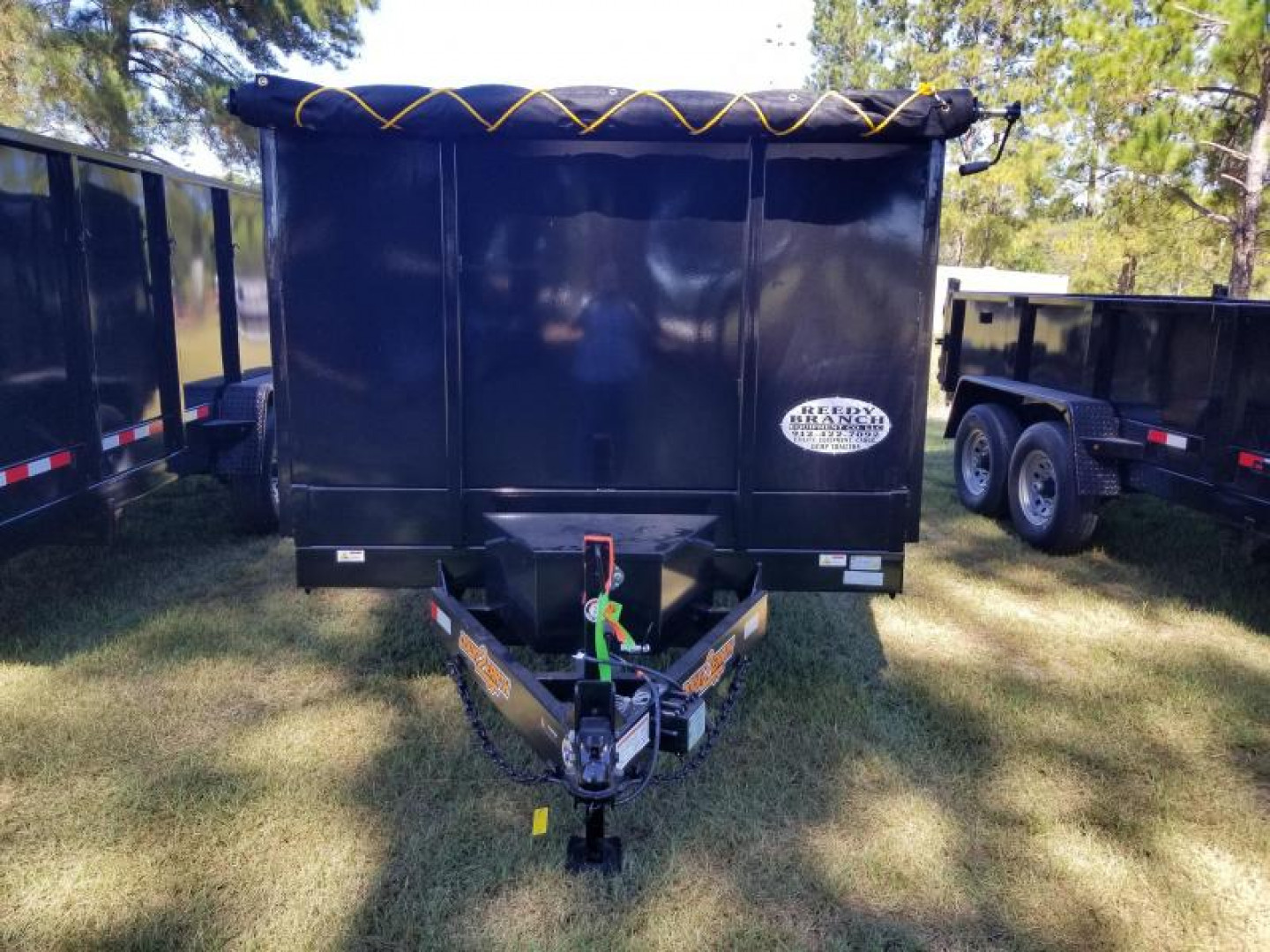 New 7x14 (4' sides) Down to Earth Dump Trailer