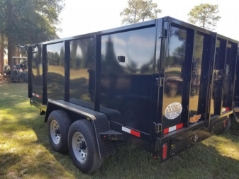 New 7x14 (4' sides) Down to Earth Dump Trailer
