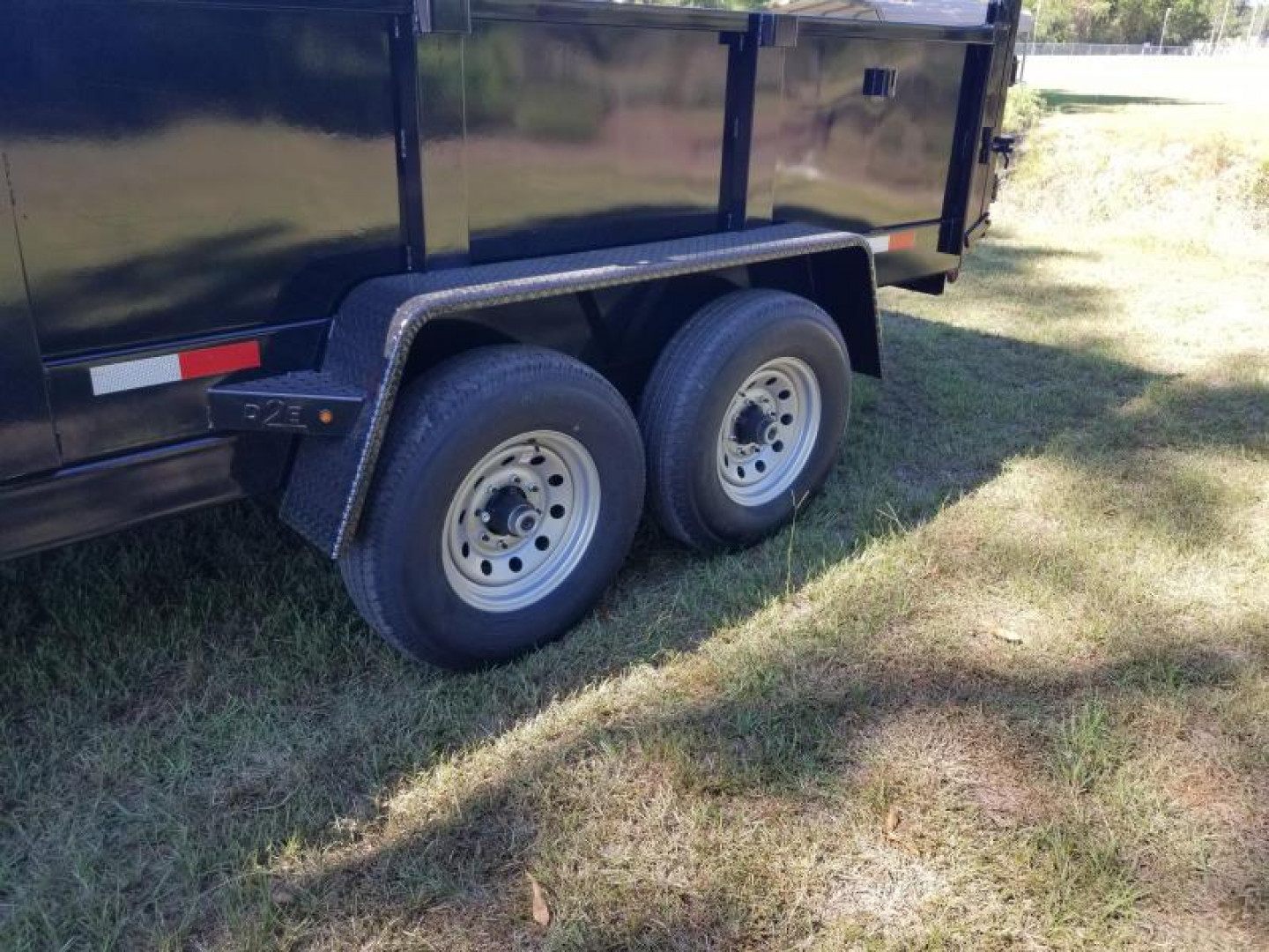 New 7x16 (2' sides) Down to Earth Dump Trailer