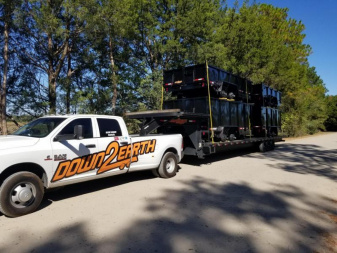 New 7x16 (2' sides) Down to Earth Dump Trailer