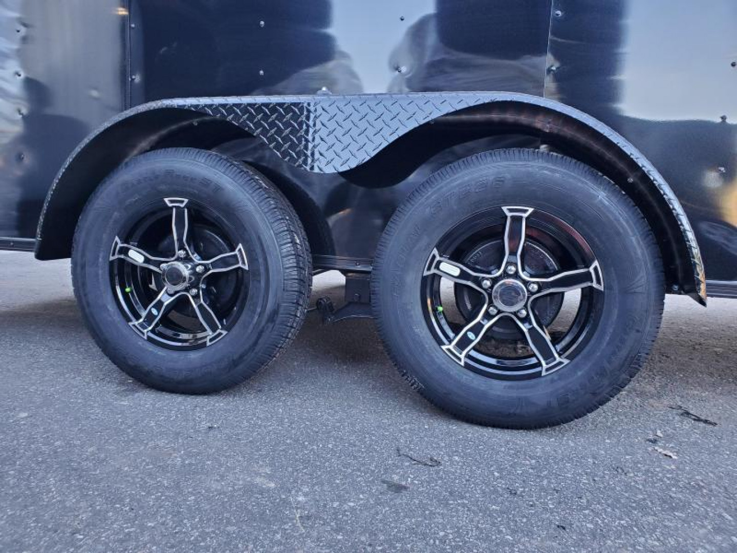 New Rock Solid Cargo 7x14. Ch. Gray Blackout Elite Enclosed Cargo Trailer