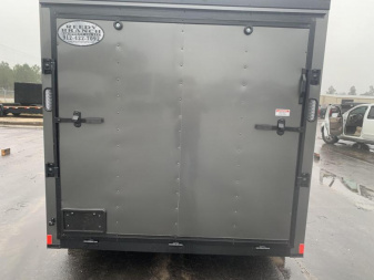 New Rock Solid Cargo 7x14. Ch. Gray Blackout Elite Enclosed Cargo Trailer