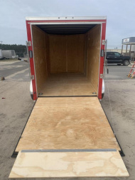New Red 6x12 TA Rock Solid Cargo Enclosed Trailer (Douglas GA)