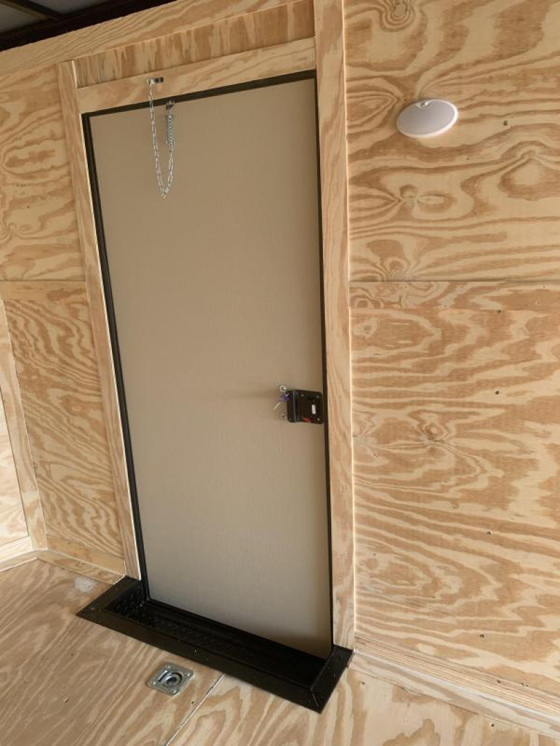 New 8.5x24-5200lb- 7'- Blackout Elite Rock Solid Cargo Trailer