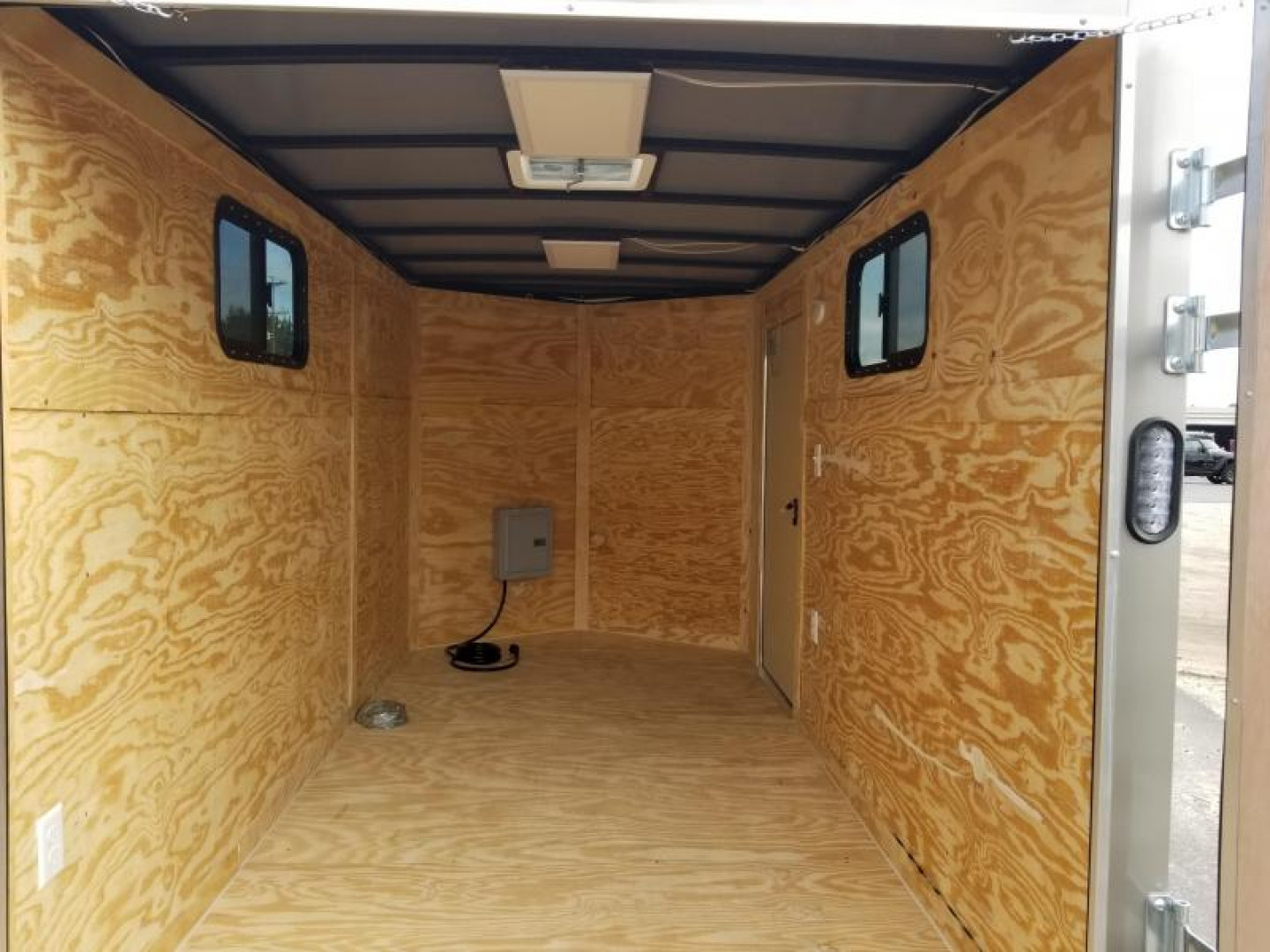 New Rock Solid Cargo Camper Trailer 6x12 Single Axle Enclosed Cargo Trailer