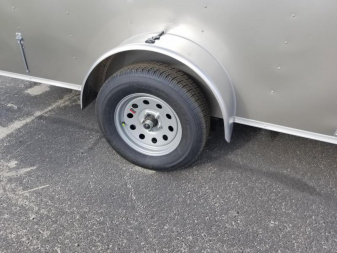 New Rock Solid Cargo Camper Trailer 6x12 Single Axle Enclosed Cargo Trailer