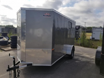 New Rock Solid Cargo Camper Trailer 6x12 Single Axle Enclosed Cargo Trailer