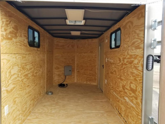 New Rock Solid Cargo Camper Trailer 6x12 Single Axle Enclosed Cargo Trailer