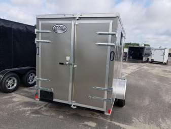 New Rock Solid Cargo Camper Trailer 6x12 Single Axle Enclosed Cargo Trailer