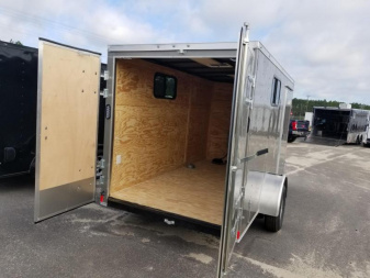 New Rock Solid Cargo Camper Trailer 6x12 Single Axle Enclosed Cargo Trailer