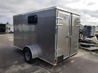 New Rock Solid Cargo Camper Trailer 6x12 Single Axle Enclosed Cargo Trailer
